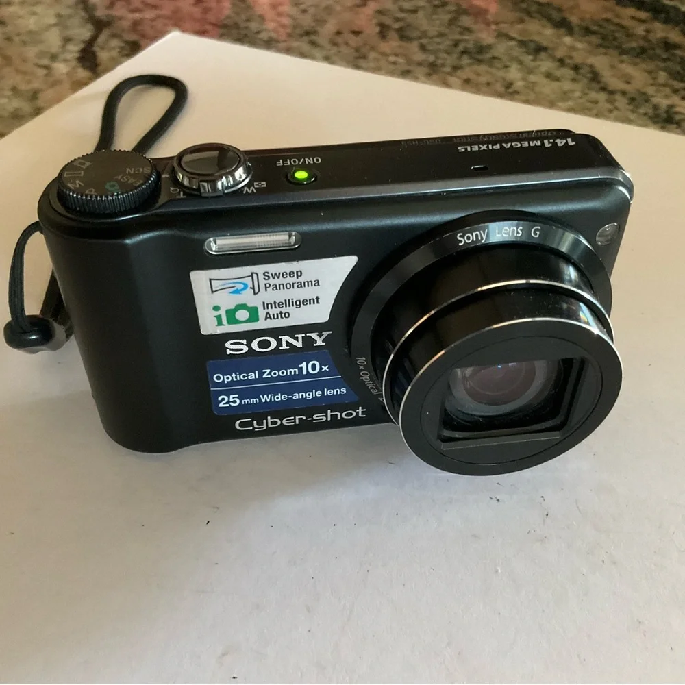 Sony Cyber-shot DSC-H55 Black Camera Set with Accessories - Picture 8 of 11